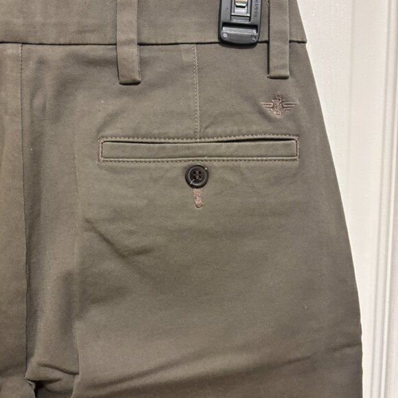 Dockers Pants 28x28 Slim Fit Workday Khaki Smart 360 Flex Dark Pebble/Brown - Picture 4 of 13